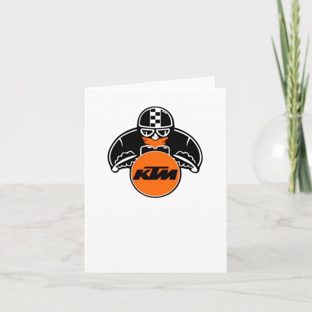 Carte Sticker du logo Ktm4 (Devant)