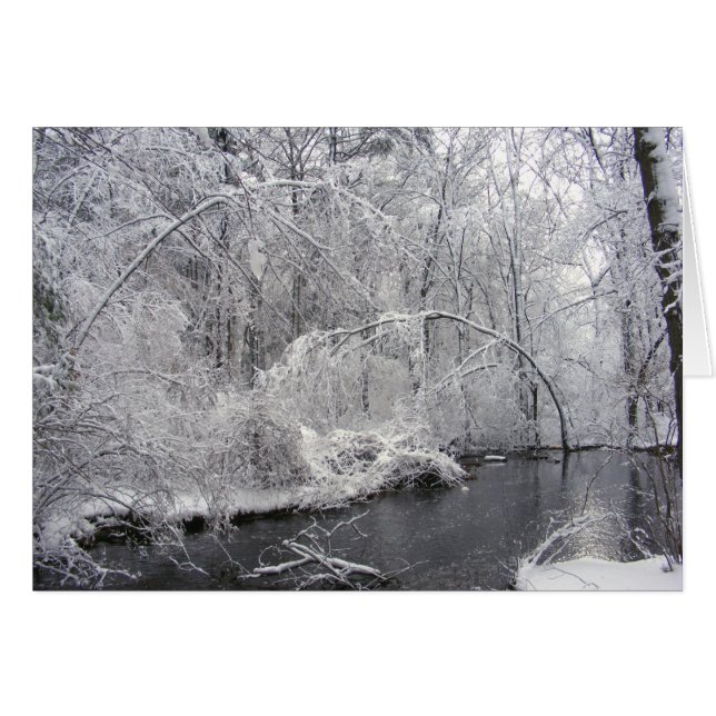 Carte Sticky Snow 27 ~ Carte (Devant horizontal)