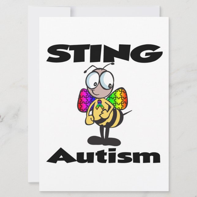 Carte STING Autisme (Devant)