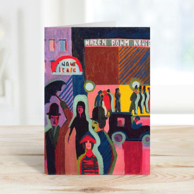 Carte Stockage dans la pluie | Ernst Ludwig Kirchner (Créateur téléchargé)