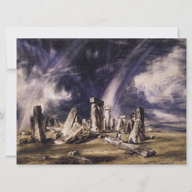 Carte Stonehenge (par John Constable) (Devant)