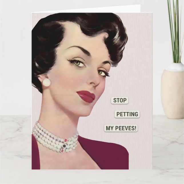 Carte Stop Petting My Peeves (Devant)