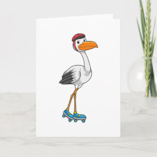 Carte Stork en Patinage en ligne avec Roller skates