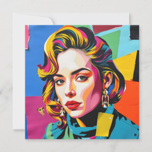 Carte "Strasha" - Gloss Pop Collage Dream