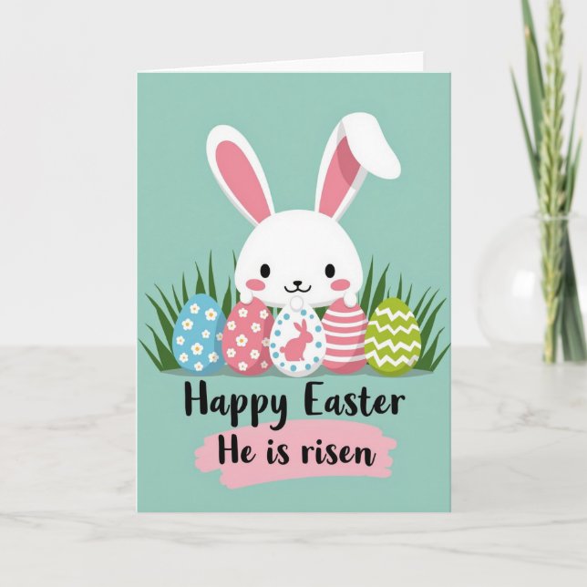 Carte Striped Egg Season Card (Devant)