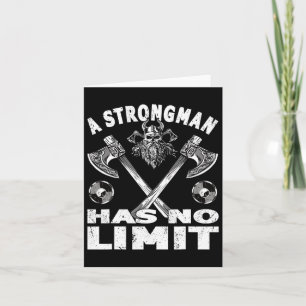 Carte Strongman N'A Pas De Limite Poids Entraînement Stu