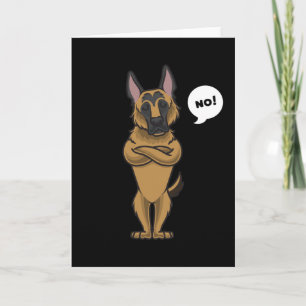 Carte Stubborn german shepherd funny