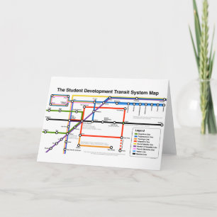 Carte Student Development Transit System Map Card