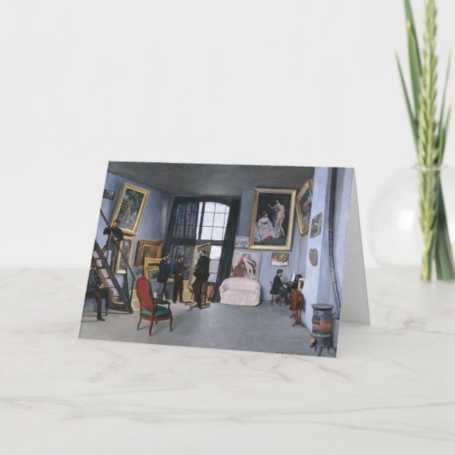 Carte Studio en Rue de la Condamine | Fré dé ric Bazil (Devant)