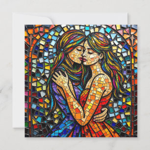 Carte Style Carrelage Mosaïque Art Art Romantique Embras