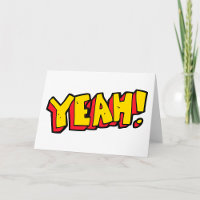 Style de bande dessinée Yeah Texte graphique en ja