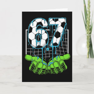Carte Style de sport de feu de glace numéro de football 