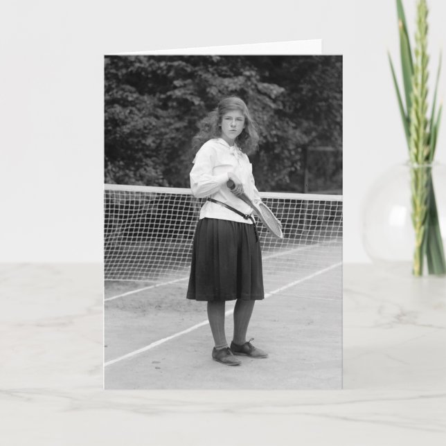 Carte Style tennis des années 1920 (Devant)
