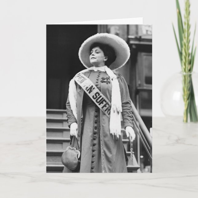 Carte Stylin' Suffragette, 1908 (Devant)