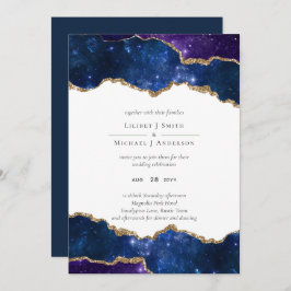 Carte Sublime Agate Blue Gold MARIAGE SUITE