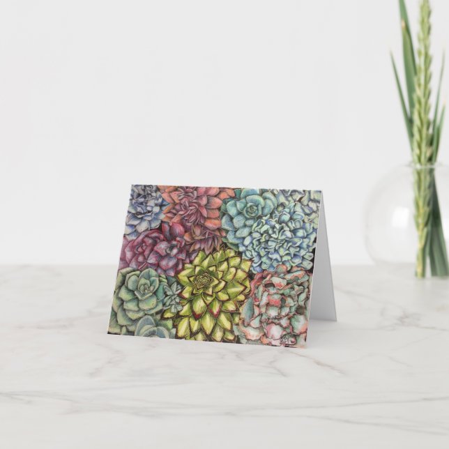 Carte Succulents (Devant)