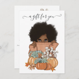 Carte Succulents citrouilles Afro-Américains