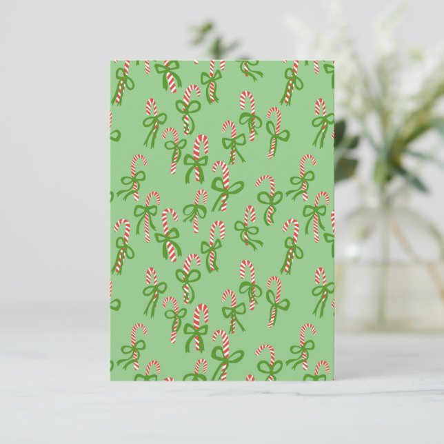 Carte Sucres de canne de Noël de Noël de Noël de Noël (Debout devant)