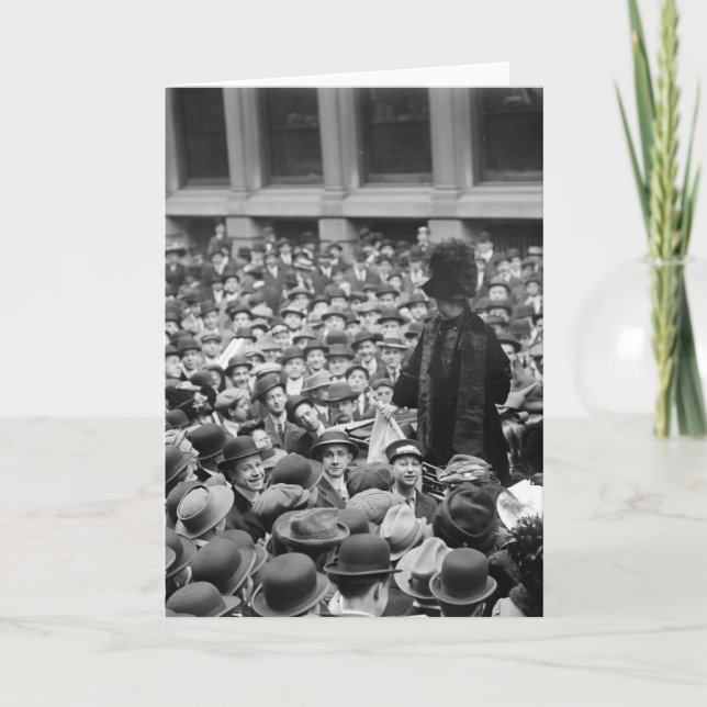 Carte Suffragette frappe la rue : début des années 1910 (Devant)