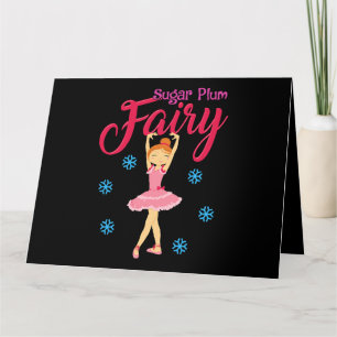 Carte Sugar Plum Fairy Chemise Ballet Ballerina Dance Ch