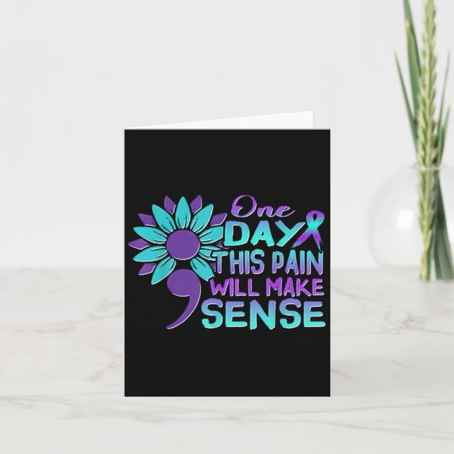 Carte Suicide Awareness Suicide Prevention Suprt Survivo (Devant)
