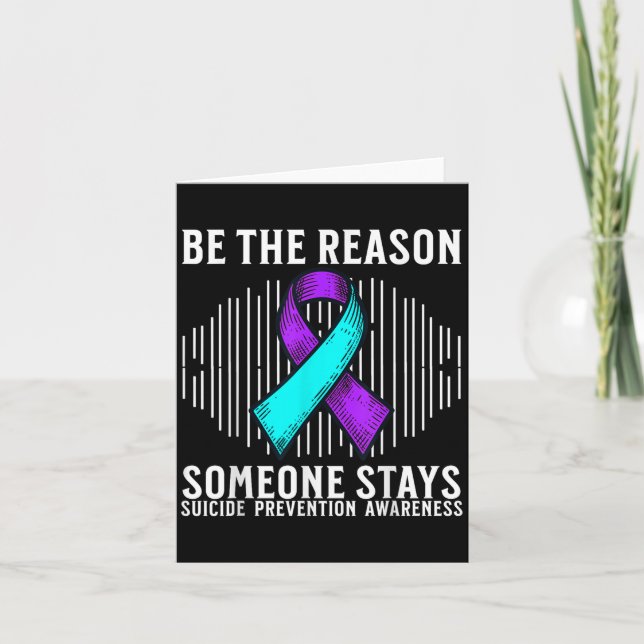 Carte Suicide Awareness Suprt Suicide Prevention Awarene (Devant)