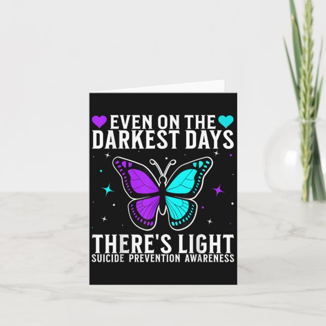 Carte Suicide Awareness Suprt Suicide Prevention Awarene (Devant)