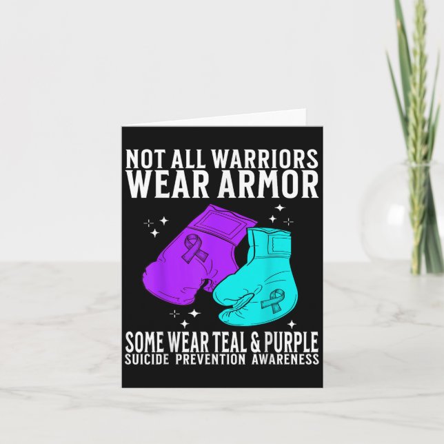 Carte Suicide Awareness Suprt Suicide Prevention Awarene (Devant)