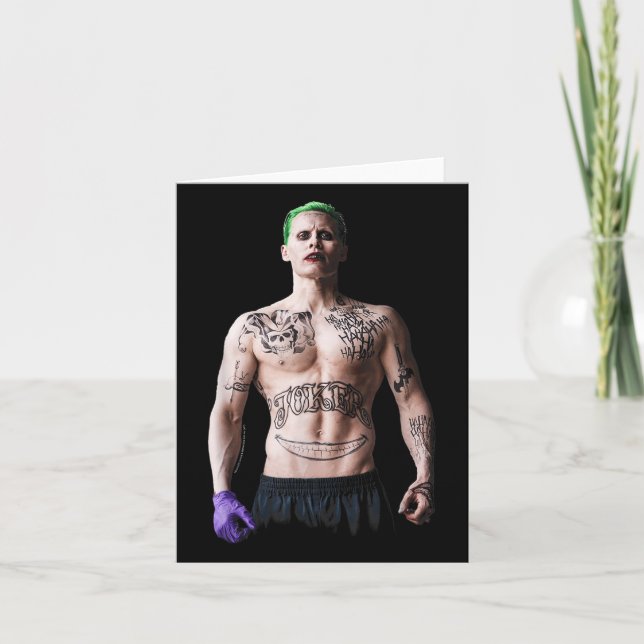 Carte Suicide Squad Joker Stance Black (Devant)