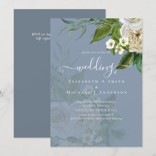 Carte Suite Mariage Sublime - Roses Blanches