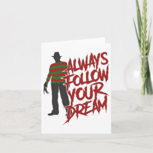 Carte Suivez Toujours Vos Rêves Halloween Scandale Nuit