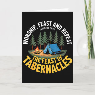 Carte Sukkot _ Jours de fête hébreux israélites _ Fête d