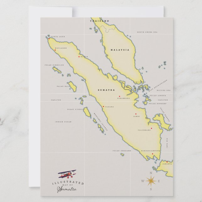 Carte Sumatra (Dos)