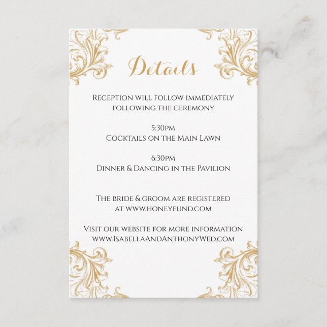 Carte Sun Détails en forme de bande (Devant)