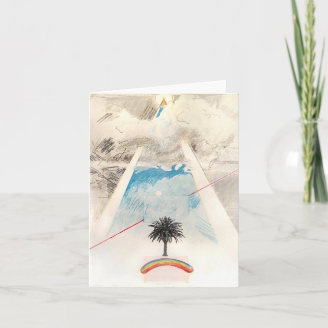 Carte Sun Dog, cancer de Rockne, 1976. Notecard (Devant)