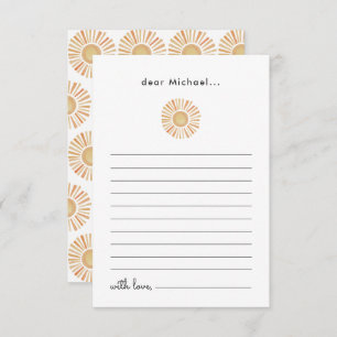 Carte Sun Sunshine 1er Anniversaire Heure Capsule