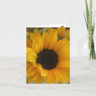 Carte Sunflower Tune Notecard