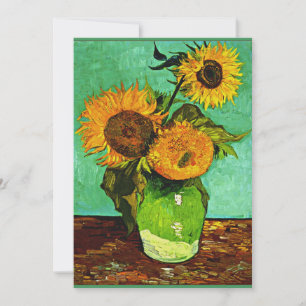 Carte Sunflowers, 3, par Vincent van Gogh