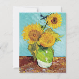 Carte Sunflowers Vincent van Gogh