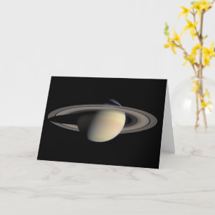 Carte Sunlit Saturn Gas géant Planet par Cassini