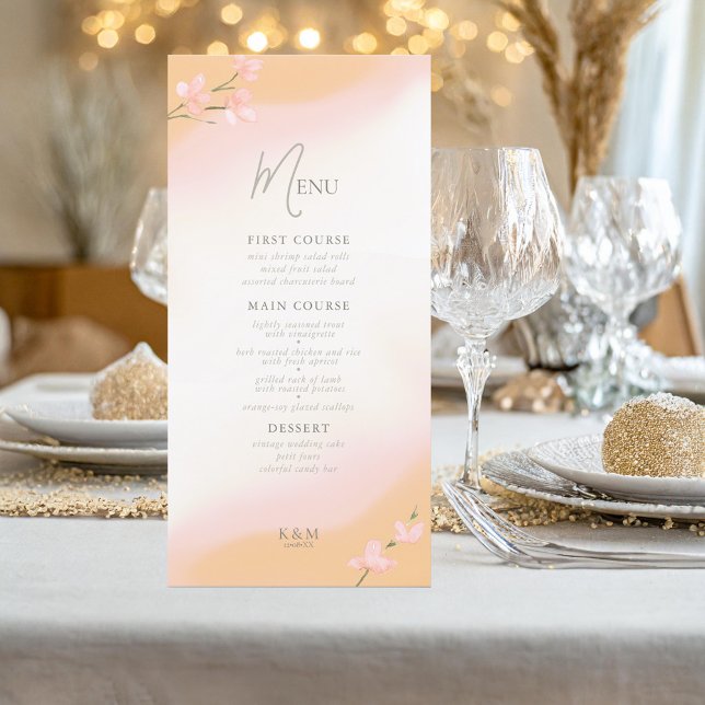 Carte Sunny Fleur sauvage Mariage Gradient ID1023 (Créateur téléchargé)