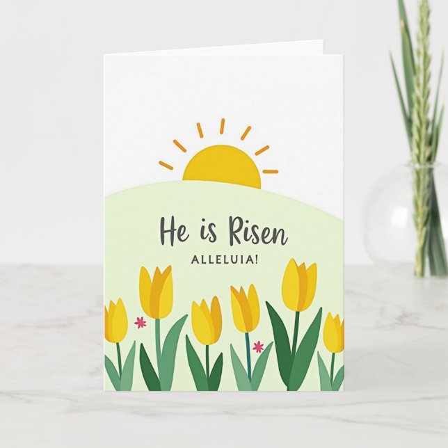 Carte Sunrise Easter Celebration Card (Devant)