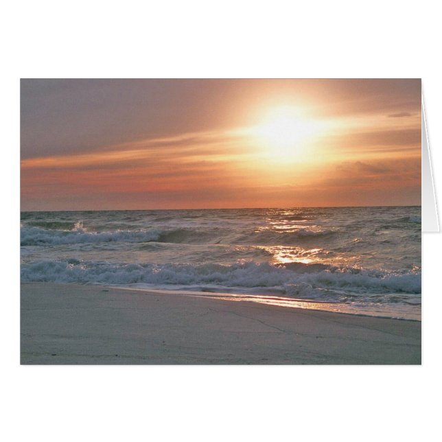 Carte Sunrise Pensacola Beach (Devant Horizontal)