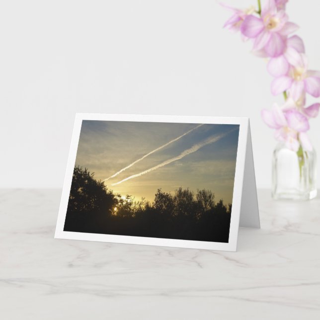 Carte Sunrise Streaks, Skyscape (Orchidée)