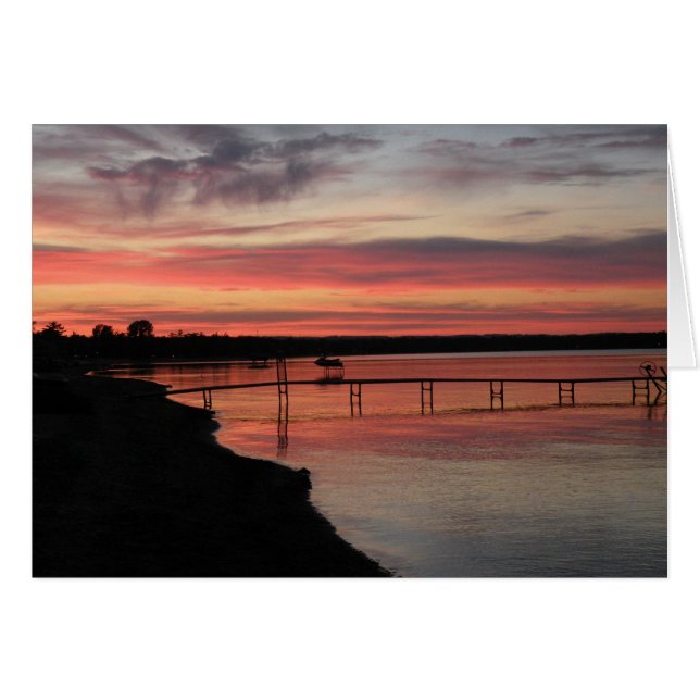 Carte Sunset (Devant Horizontal)