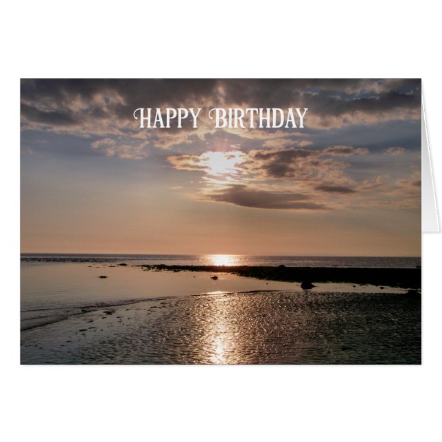 Carte SUNSET (Devant horizontal)