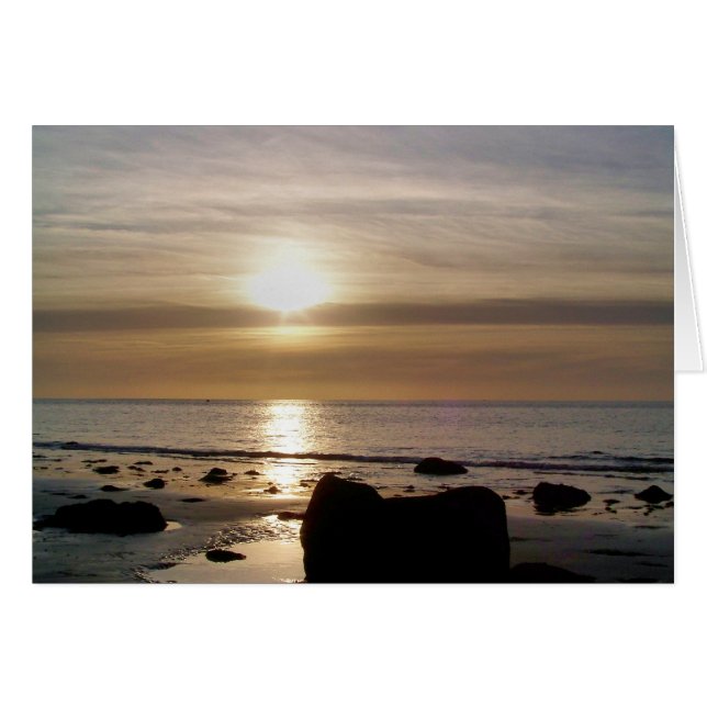 Carte SUNSET (Devant horizontal)