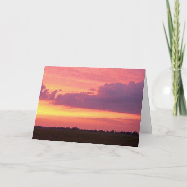 Carte Sunset 2004 Photo De Mark Edward Westerfield. (Devant)