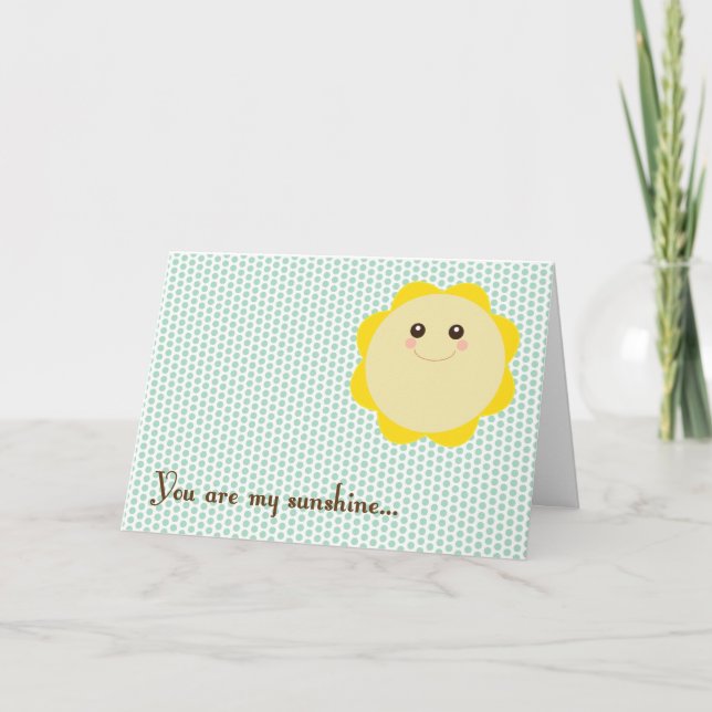 Carte Sunshine (Devant)