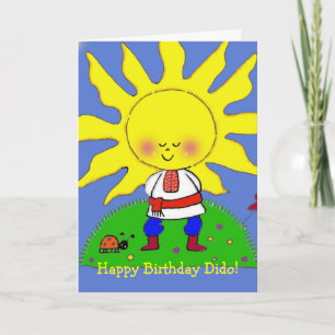 Carte Sunshine Boy Ukrainian Folk Art